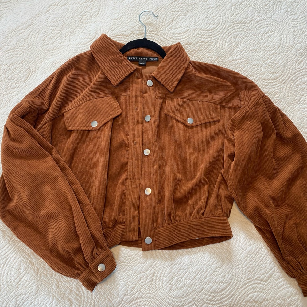 HYFVE Rust Corduroy Jacket